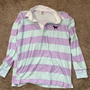 PINK brand striped rugby shirt